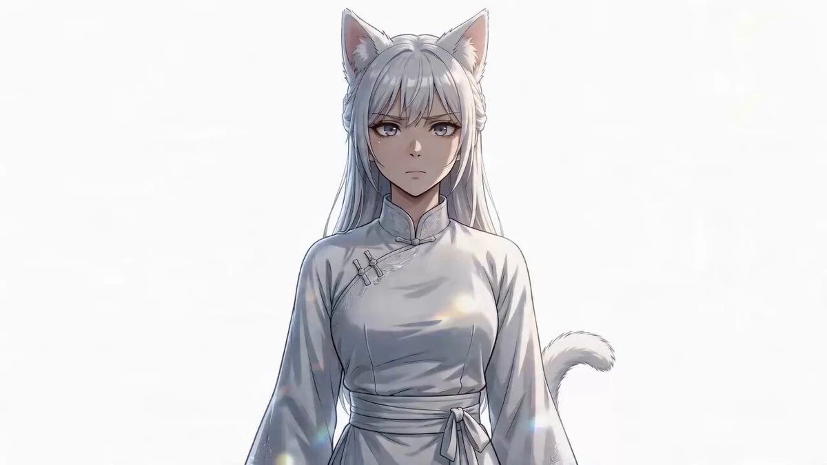 This is a candid shot of Rei engaging with the camera.